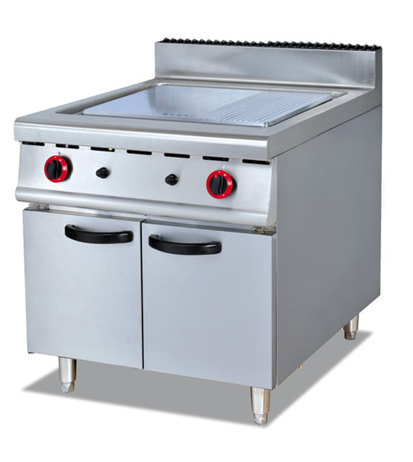 Gas griddle with Cabinet