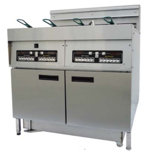 Electric deep fryer with oil filter system