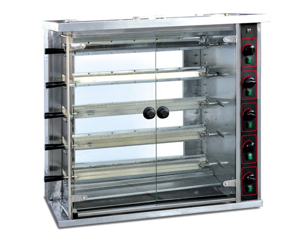 6 layers gas chicken rotisserie machine