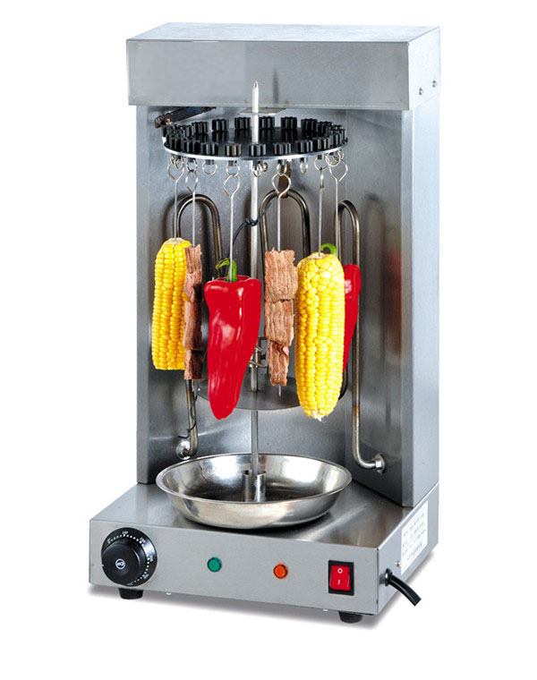 Small electric rotary bbq machine