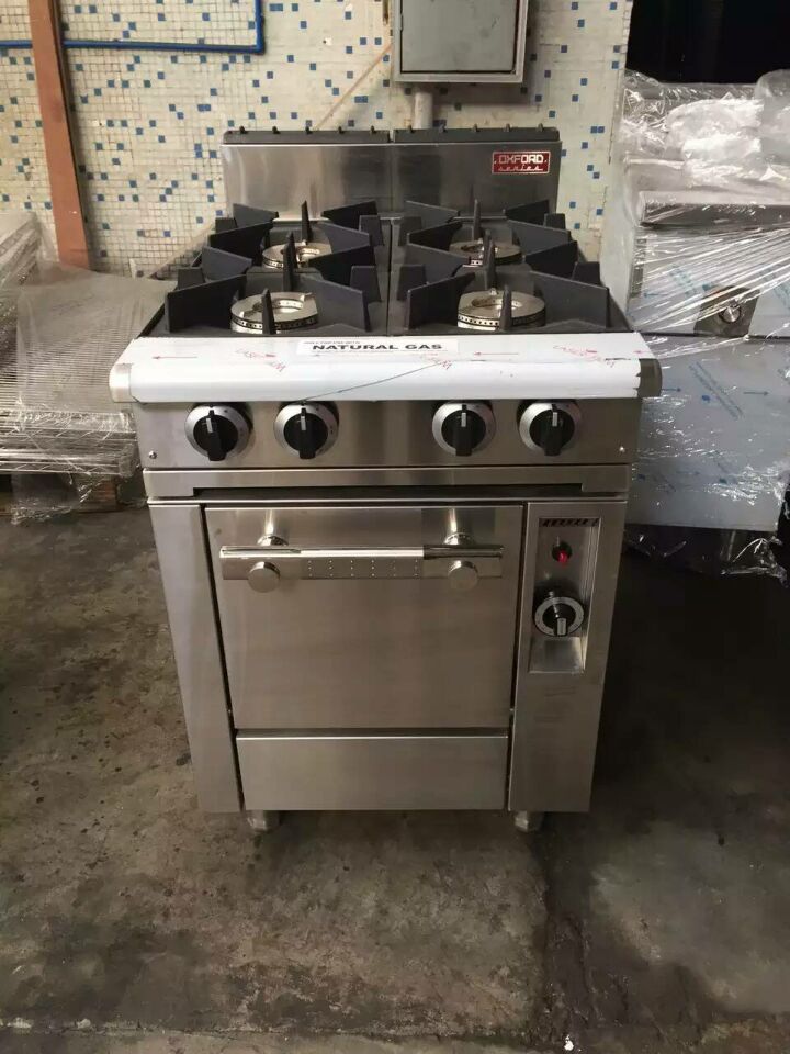 4 burner gas stove with oven