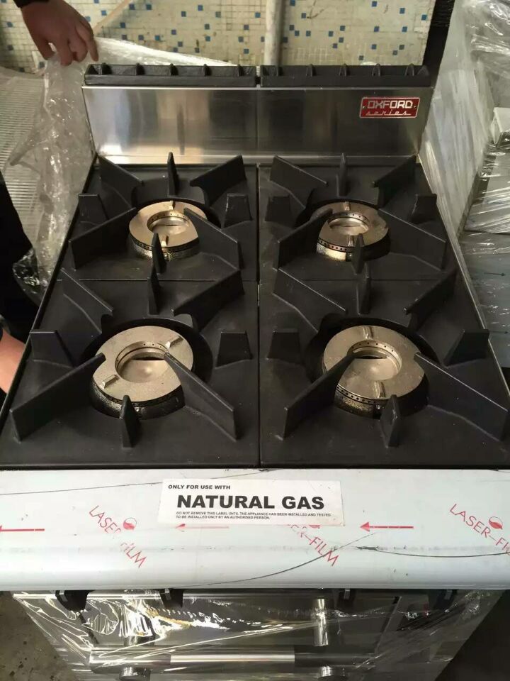 4 burner gas stove with oven