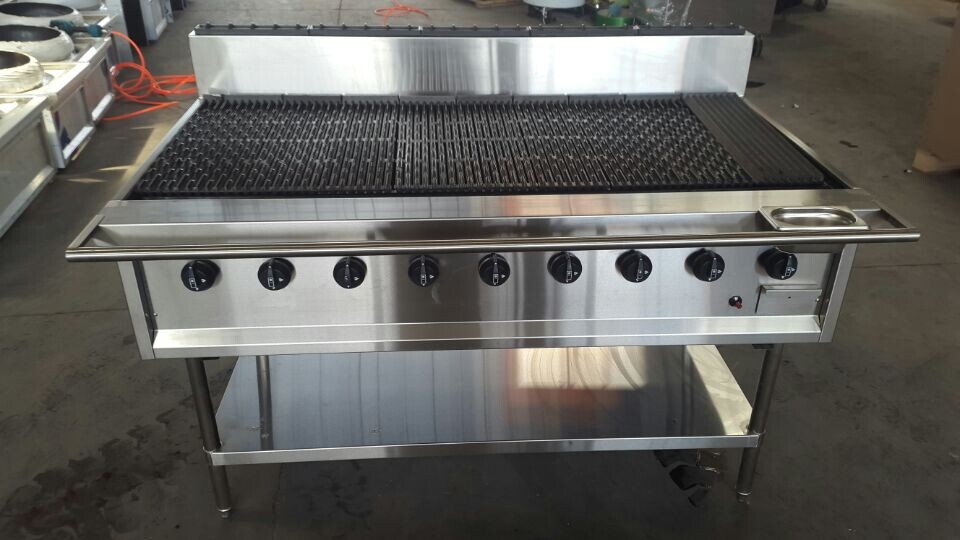 Commercial large 9 burner gas bbq grill 