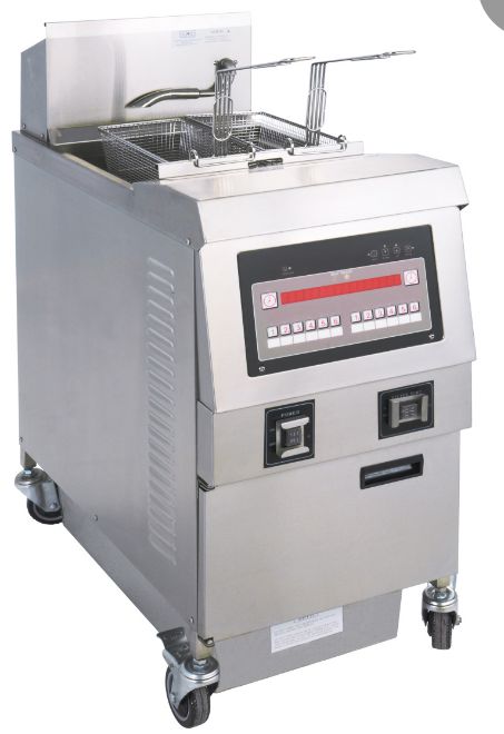 High quality compuer control double tank gas chips fryer