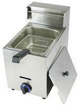 Counter top simple design gas fryer