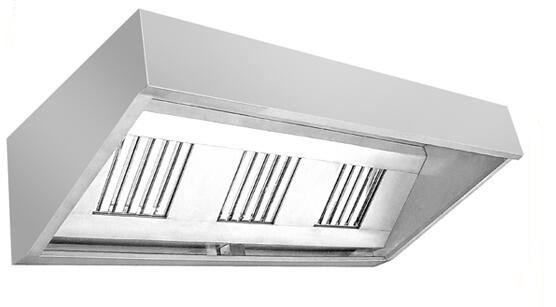 Stainless steel China style kitchen exhaust hood